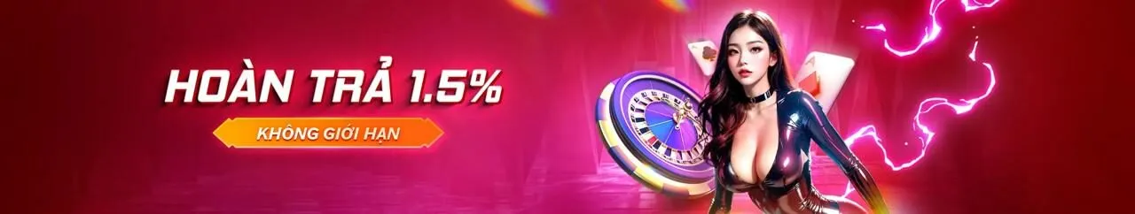 12bet hoàn trả 1,5% không giới hạn